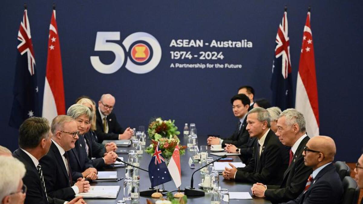 Leaders from Australia and Singapore 