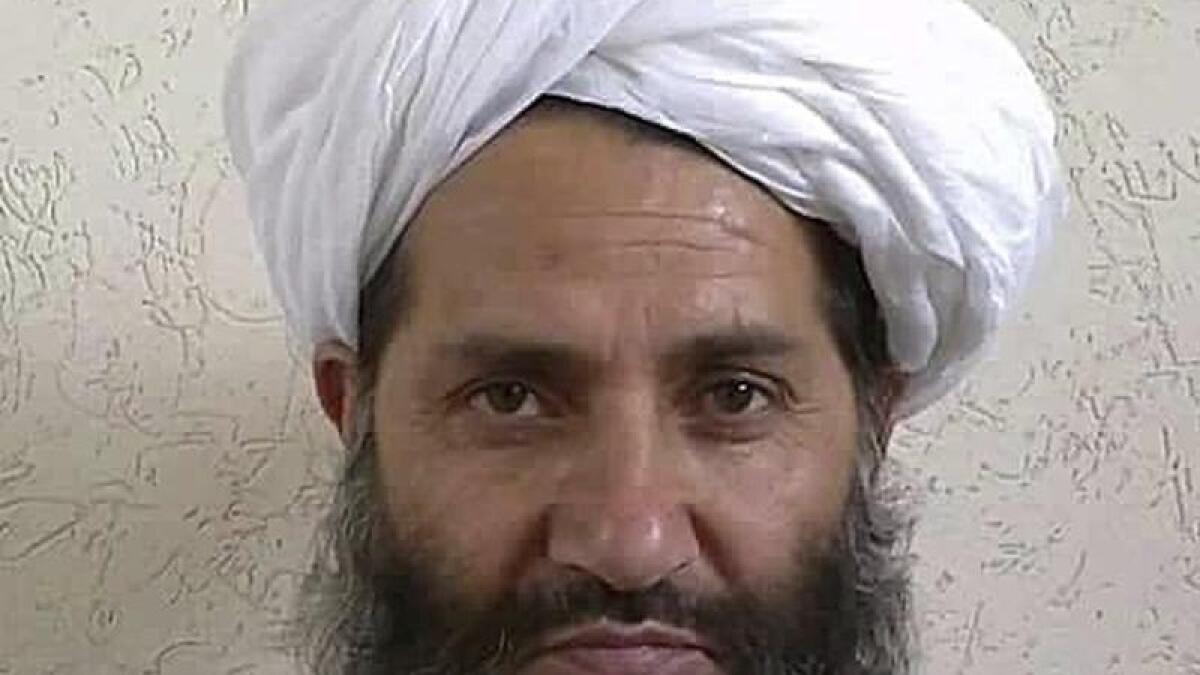 Afghan leader Haibatullah Akhundzada.