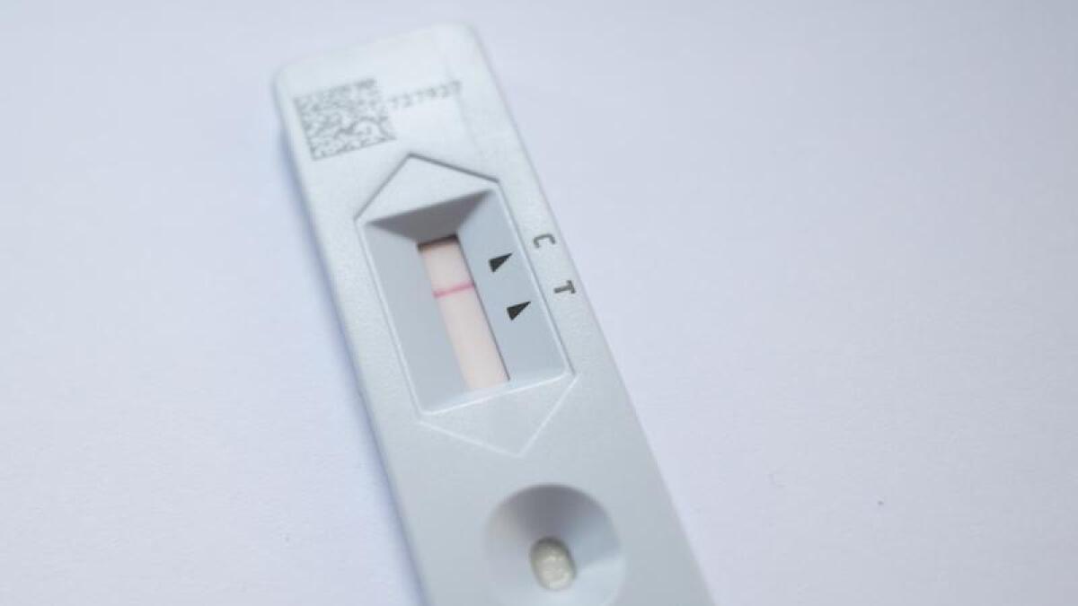 A file image of a rapid antigen test