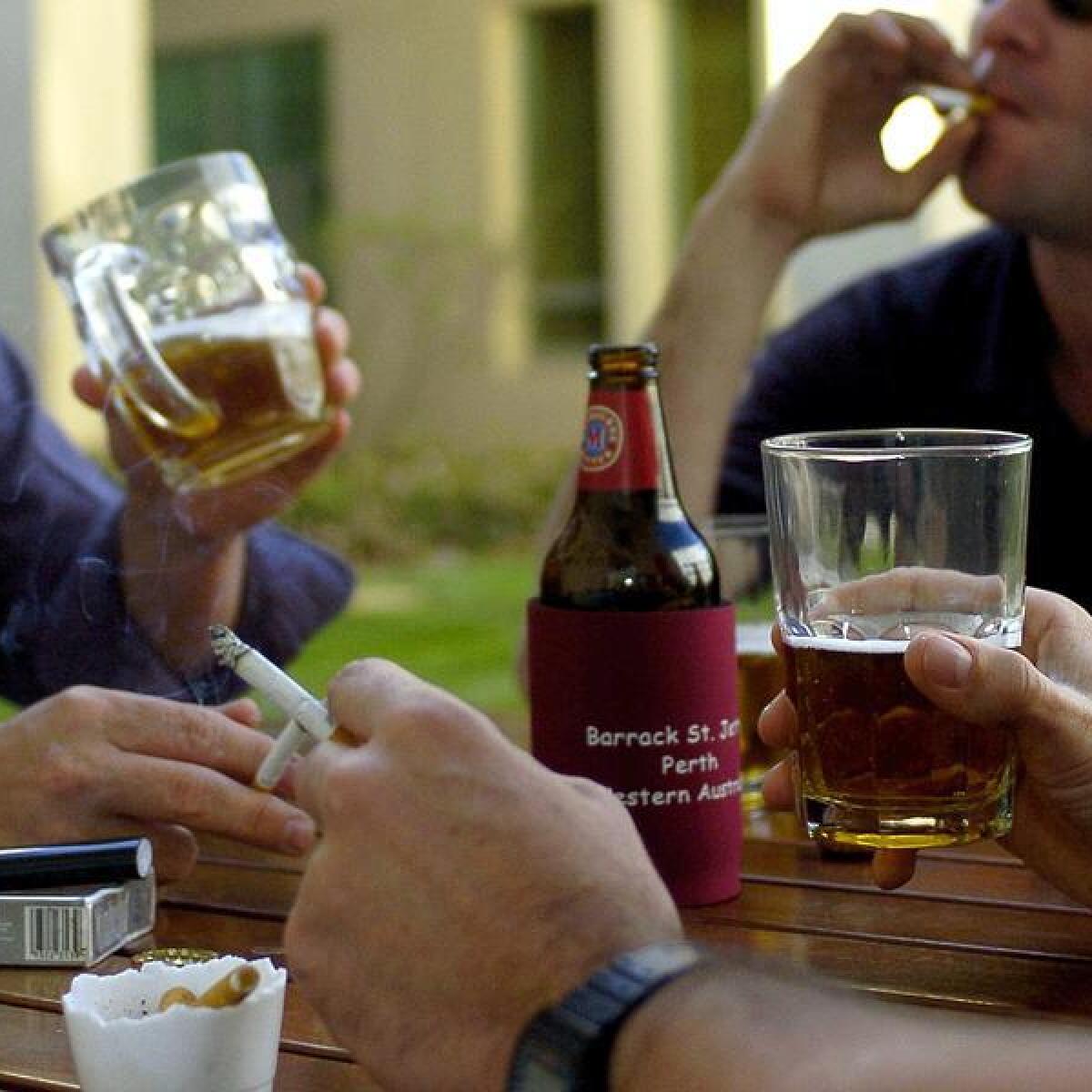 Smoking and drinking contributed to almost half of 2019 cancer deaths.