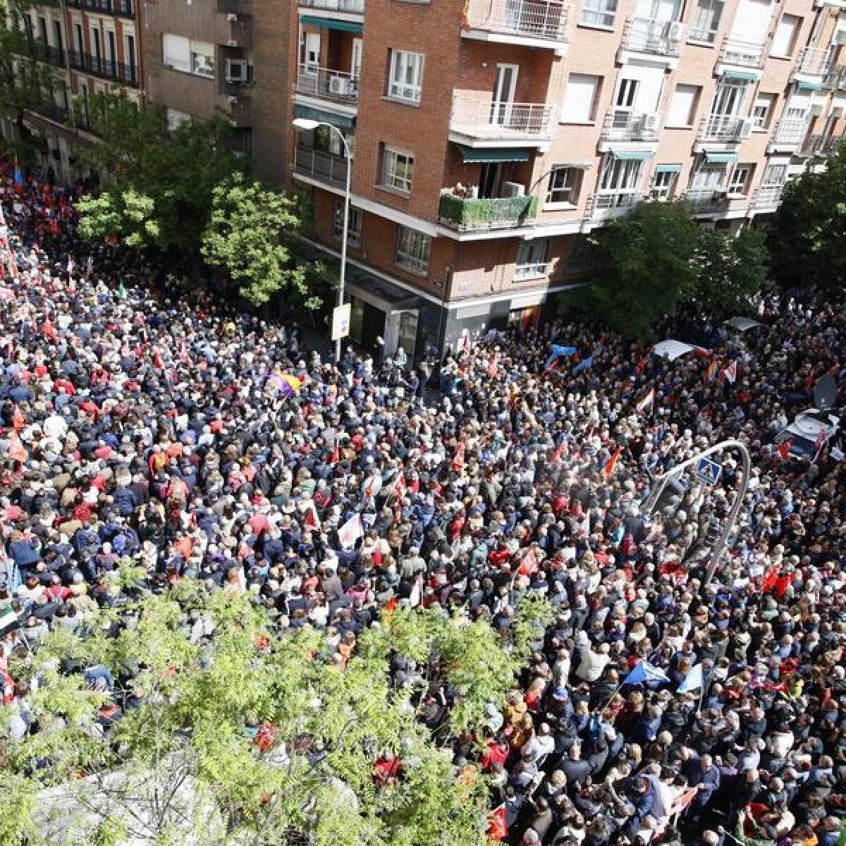 Rally in Madrid