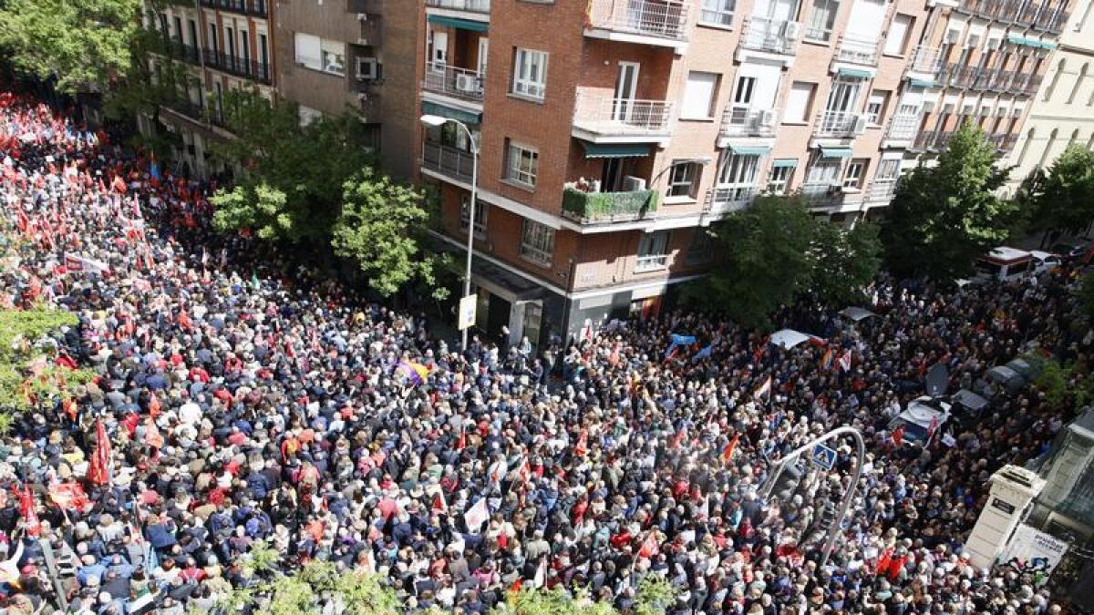 Rally in Madrid