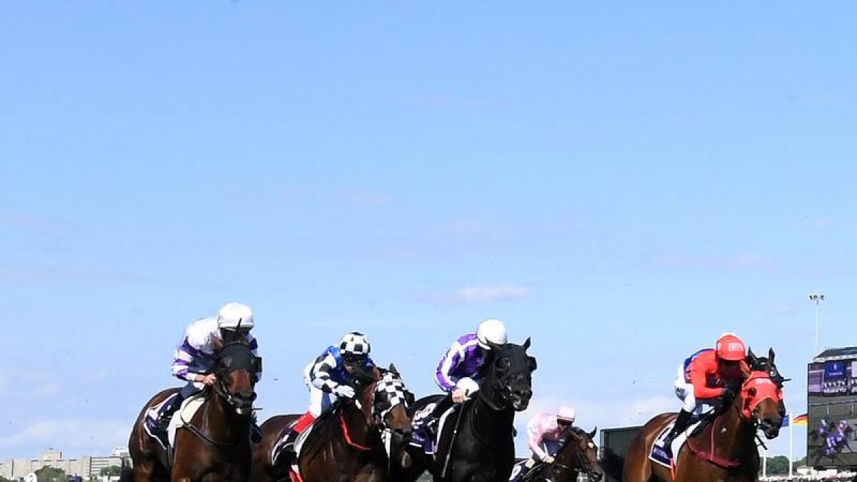 File image of a horse race.