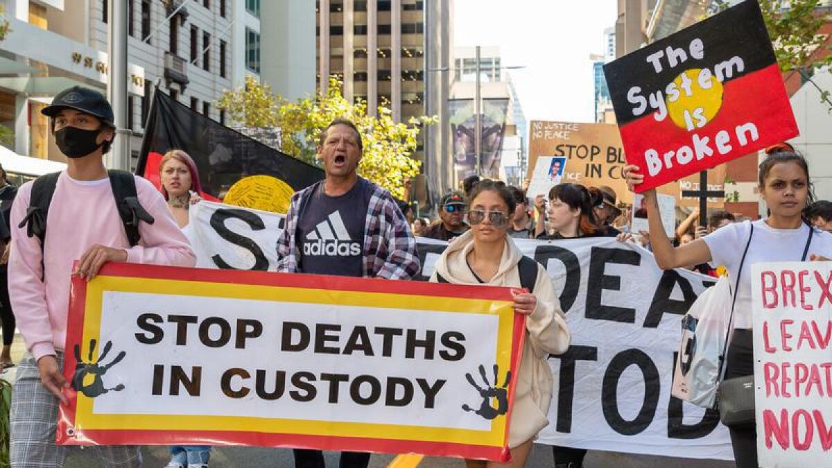 Protests in WA about deaths in custody, 2021