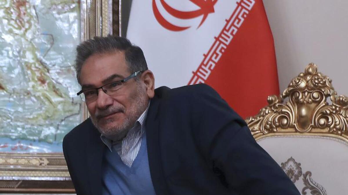 Secretary of Iran's Supreme National Security Council Ali Shamkhan