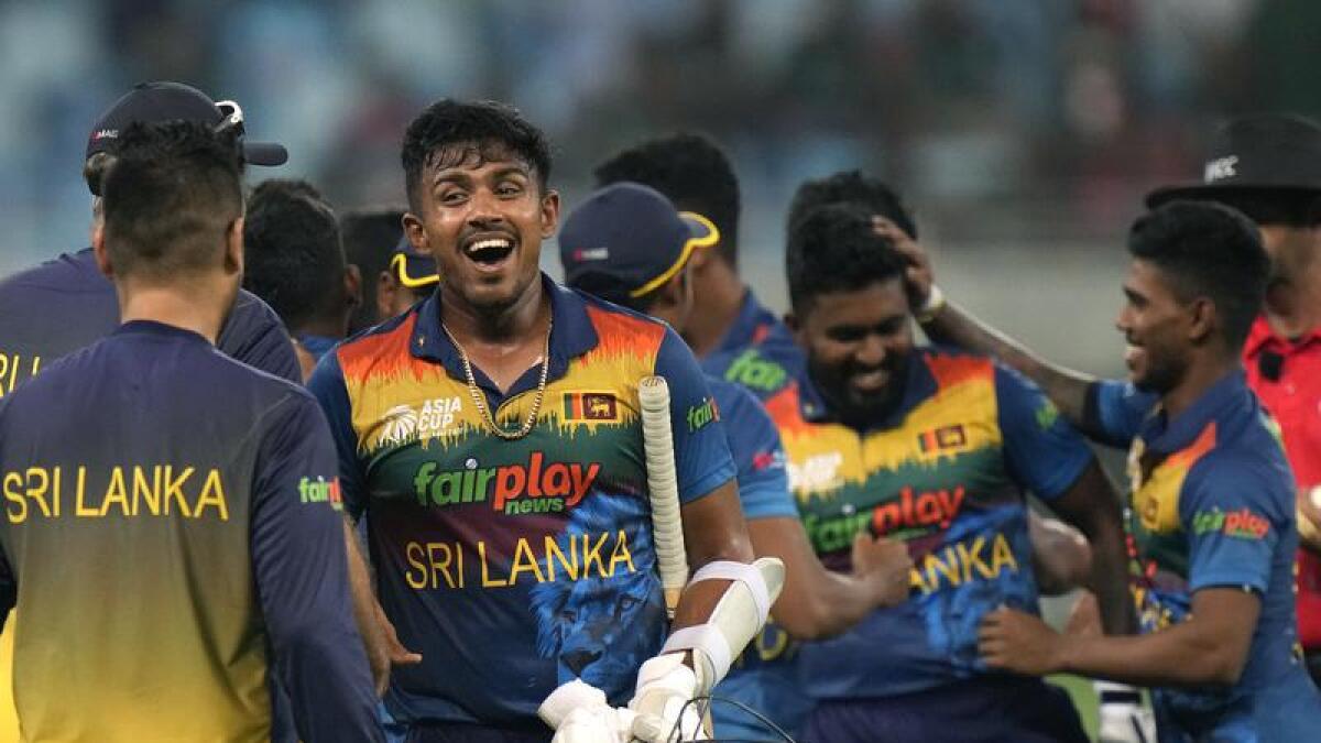 Sri Lanka celebrations Asia Cup
