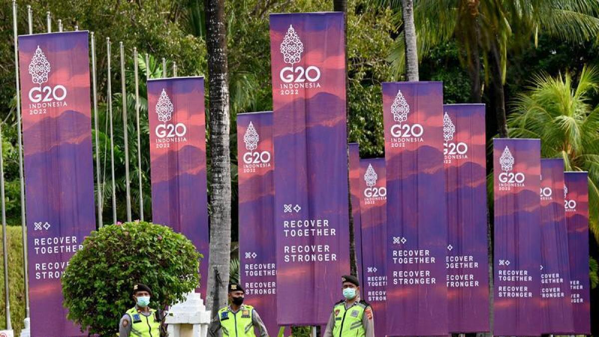 Indonesia is hosting the latest meeting of G20 finance ministers.