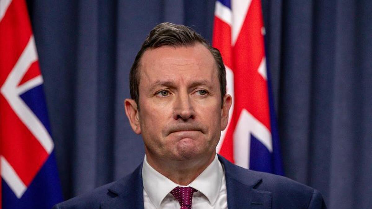 WA Premier Mark McGowan (file image)