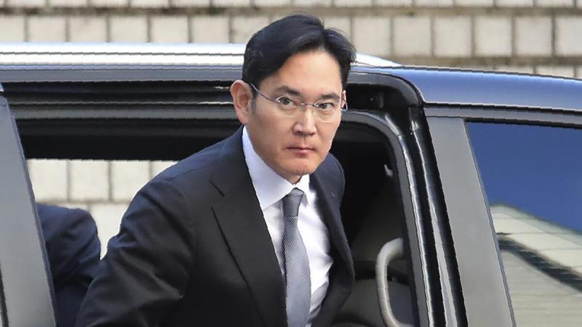 Samsung Electronics vice-chairman Jay Y Lee in 2019