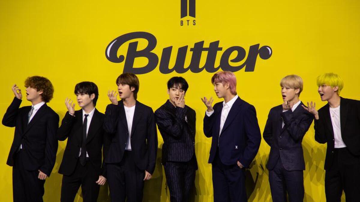 Members of South Korean boy band BTS (file image)
