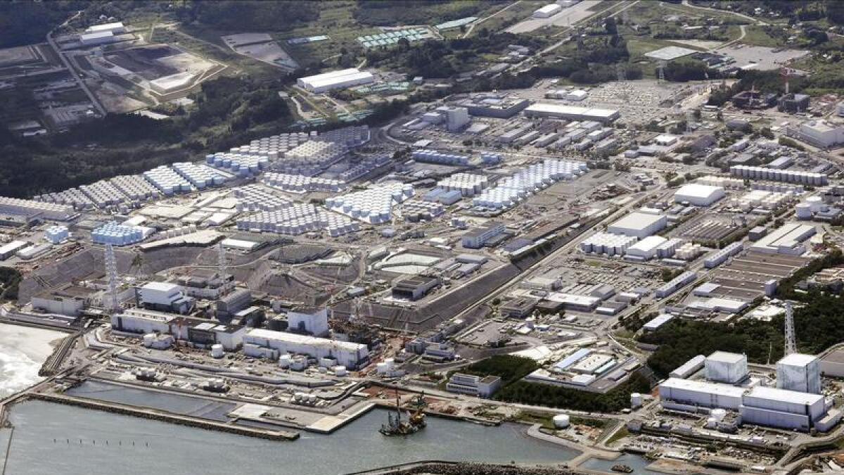 The Fukushima Daiichi nuclear power plant, Japan