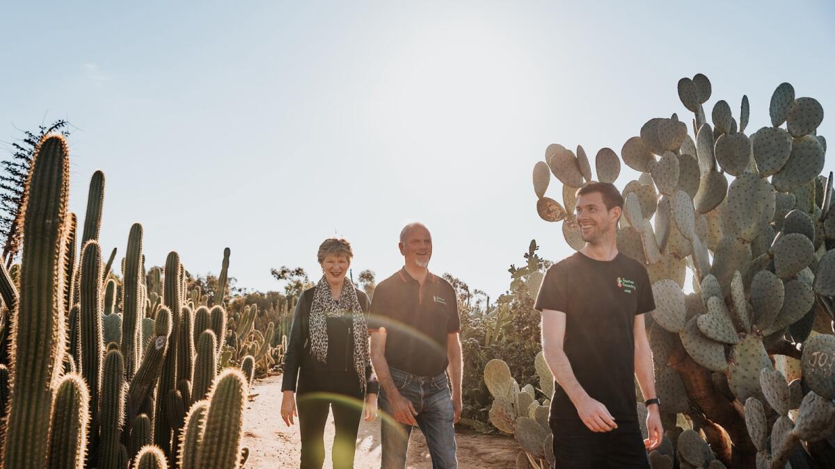 Julie, Jim and John Hall from Cactus Country.