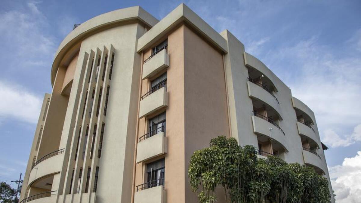 The exterior of the Hope Hostel in Kigali, Rwanda.