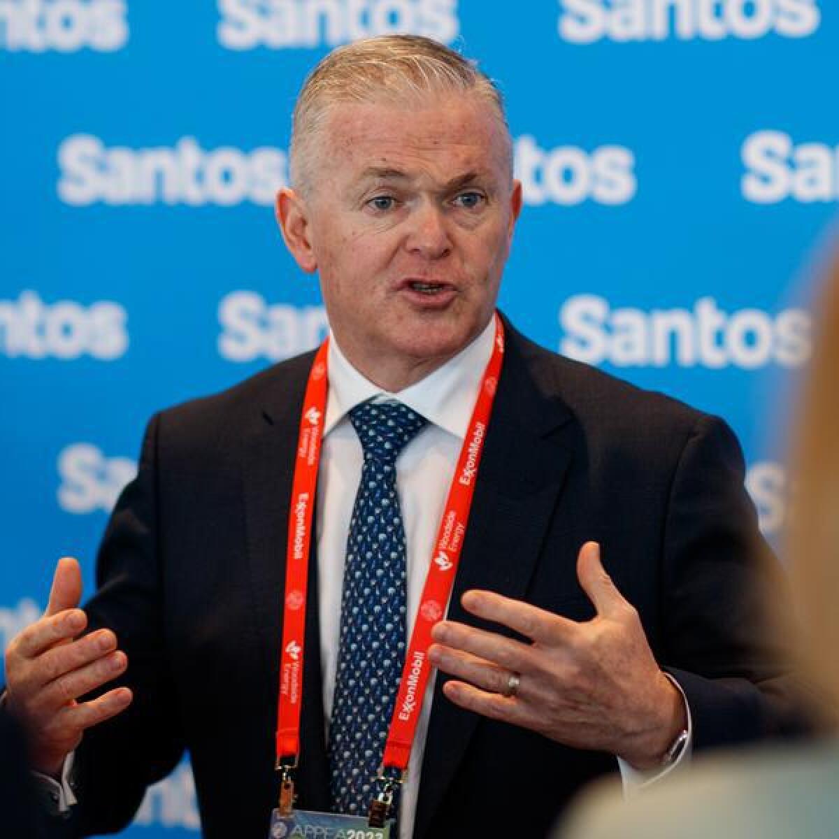 Santos managing director Kevin Gallagher