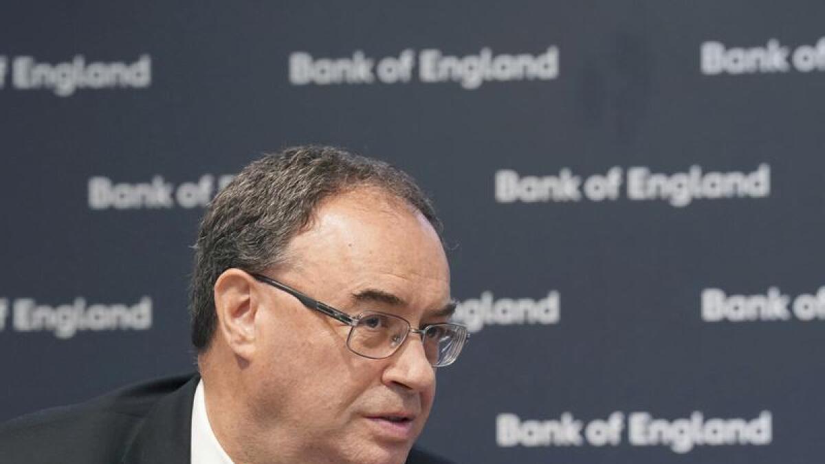 Bank of England Governor Andrew Bailey.