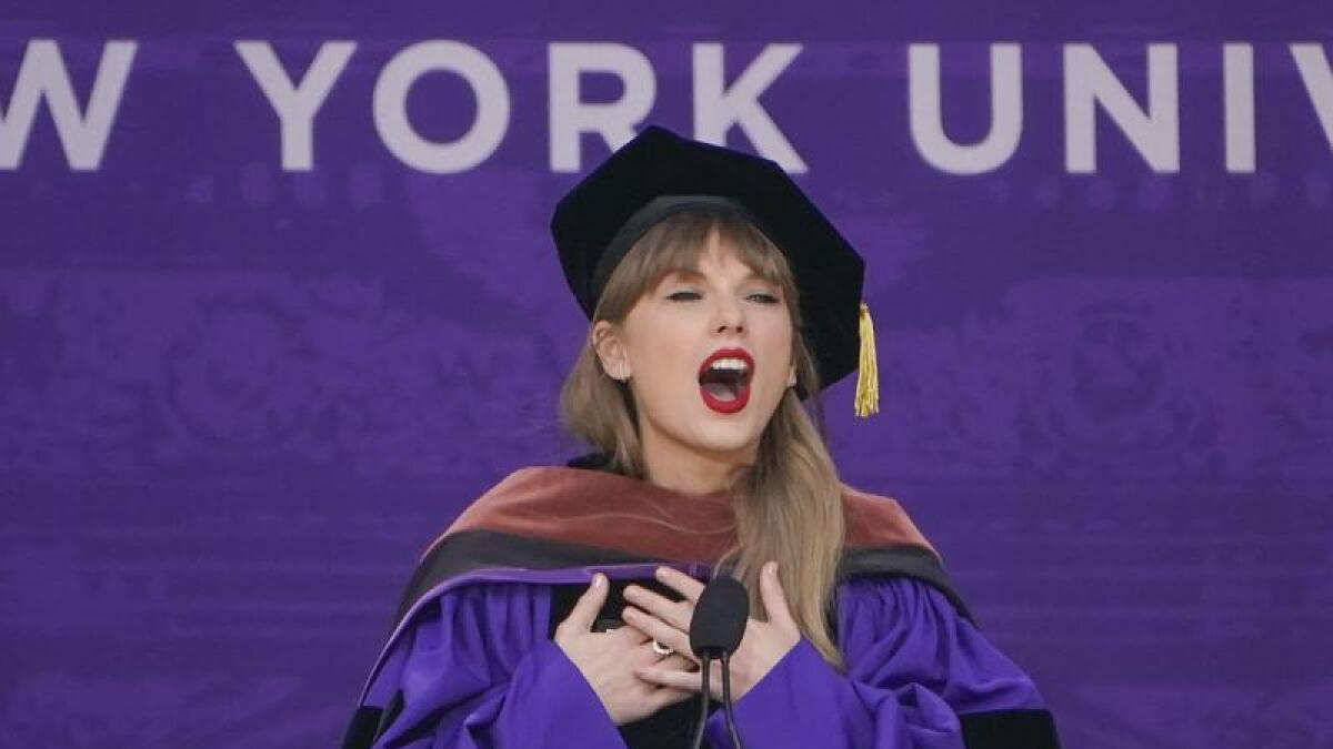 Taylor Swift at New York University