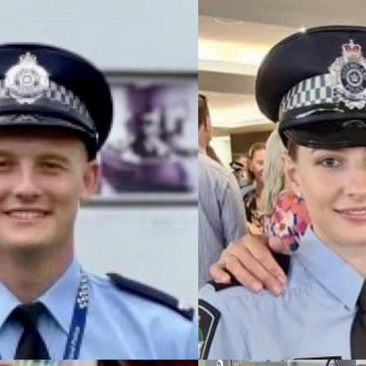 Constables Matthew Arnold and Rachel McCrow (file image)