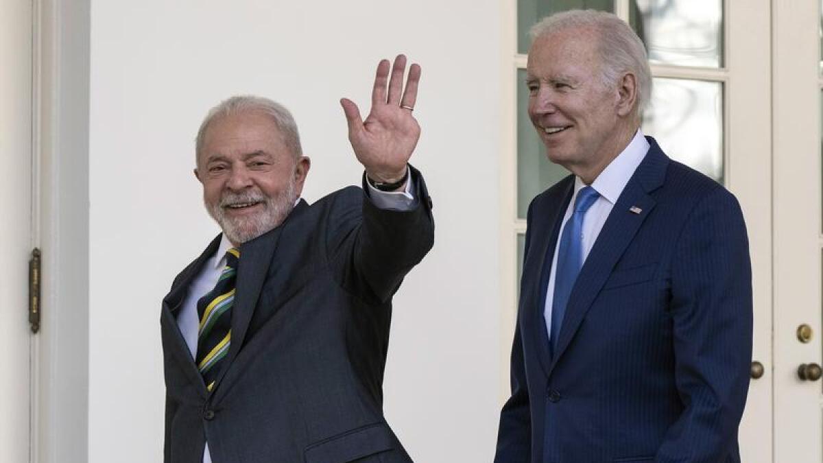 Luiz Inacio Lula da Silva and Joe Biden