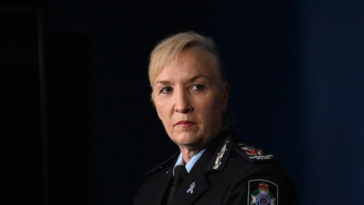 Outgoing Queensland Police Commissioner Katarina Carroll