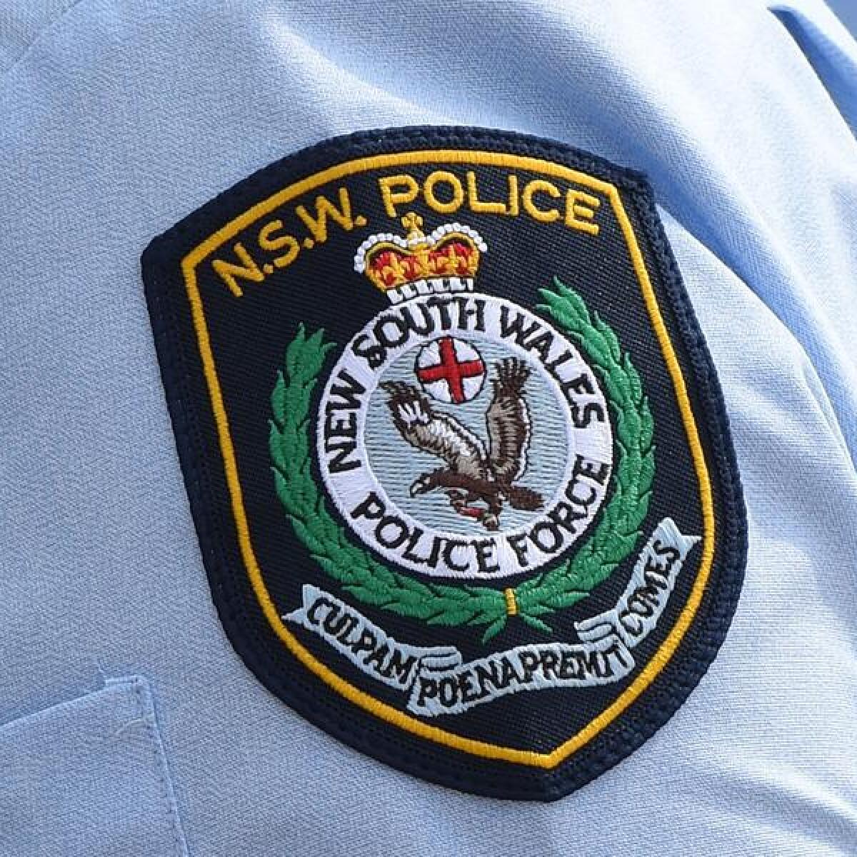 A NSW Police badge