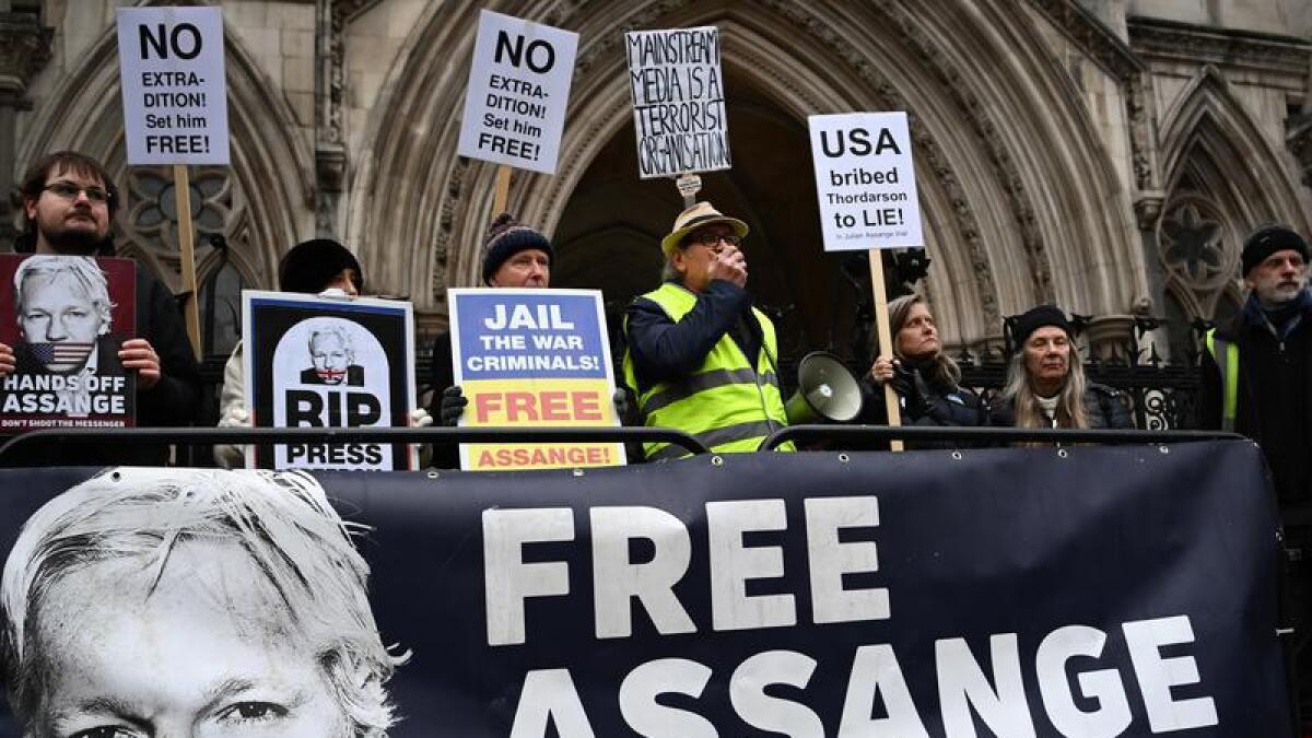Assange continues to battle extradition