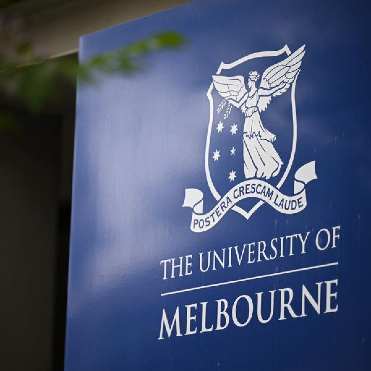 Signage for The University of Melbourne