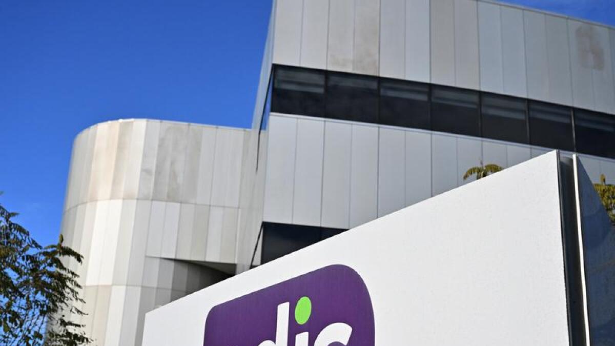 The NDIS sign on a building.