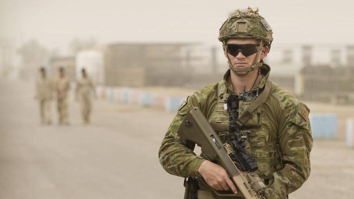 Australian soldier in Iraq