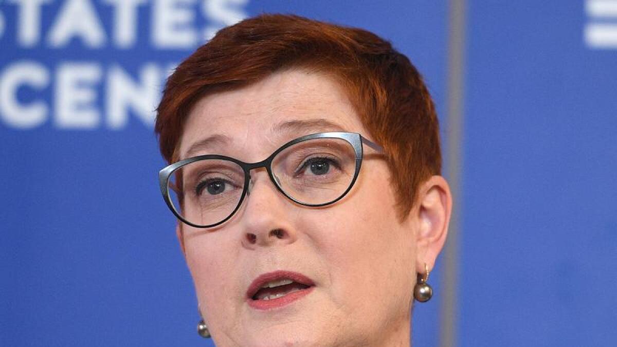 Foreign Minister Marise Payne