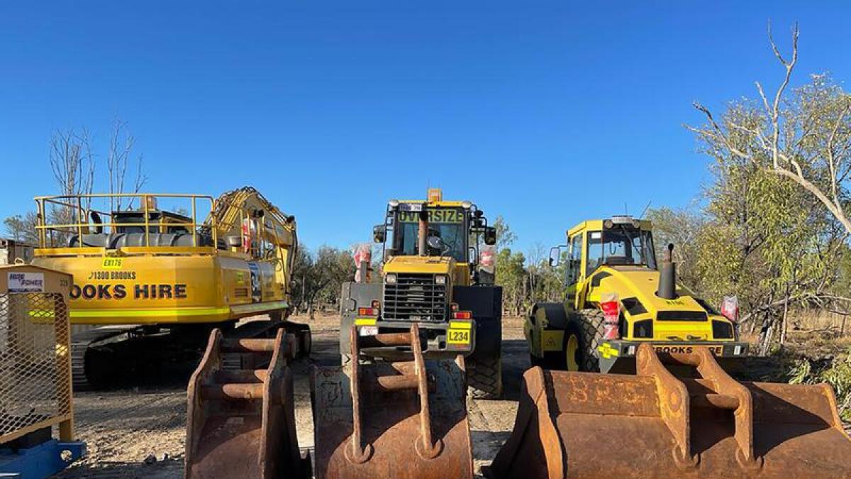 Heavy machinery at Tanumbirini cattle station (file image)
