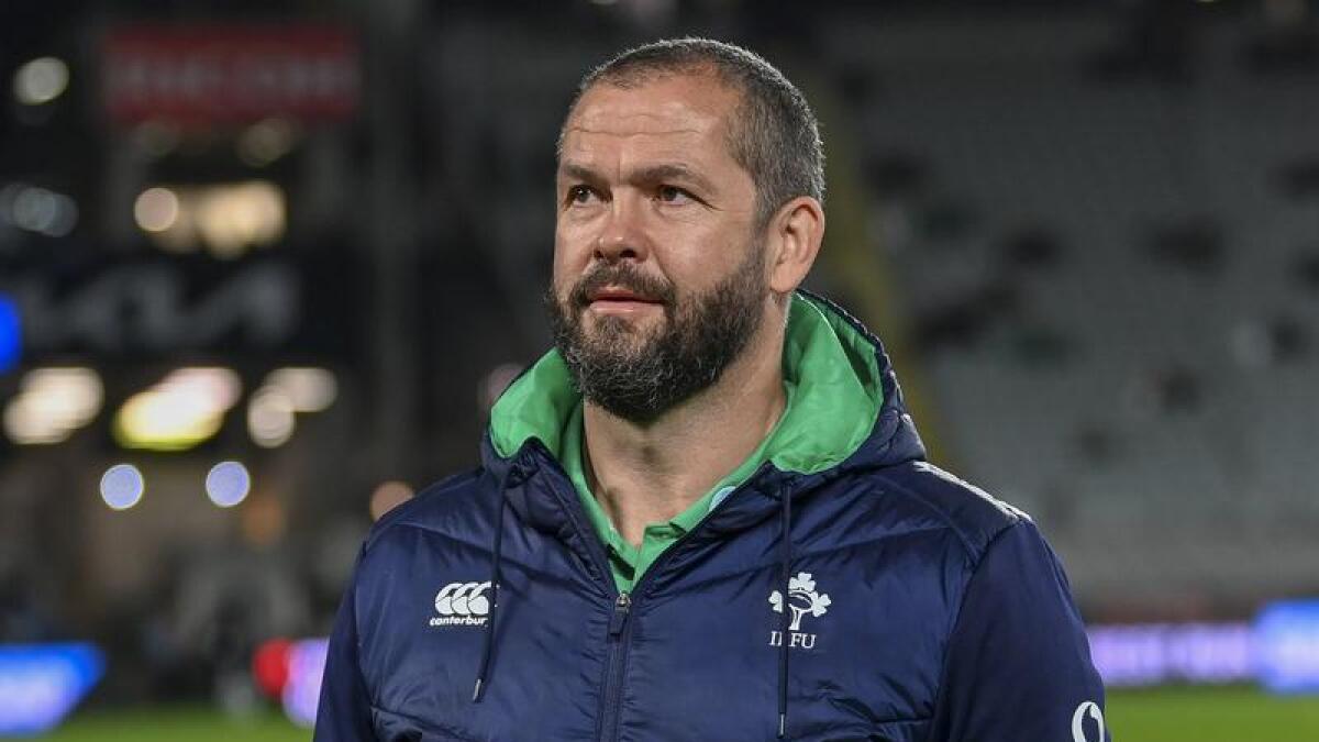 Ireland rugby coach Andy Farrell.