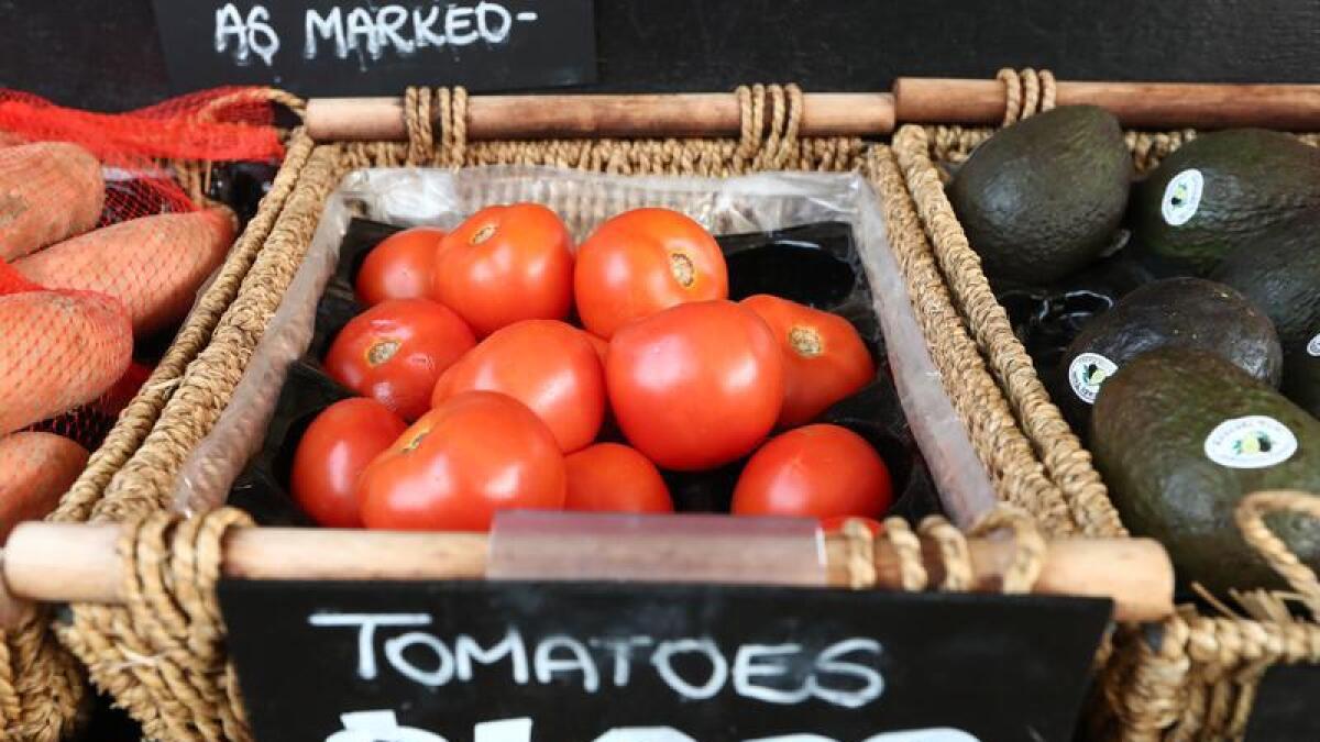 The price of loose tomatoes has risen.