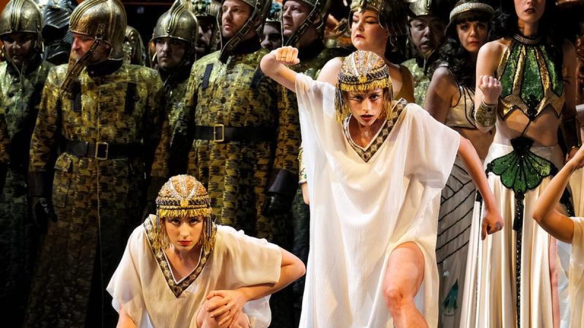 Opera Australia’s production of Aida, in Melbourne