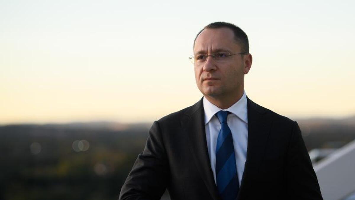 Ukraine ambassador to Australia Vasyl Myroshnychenko