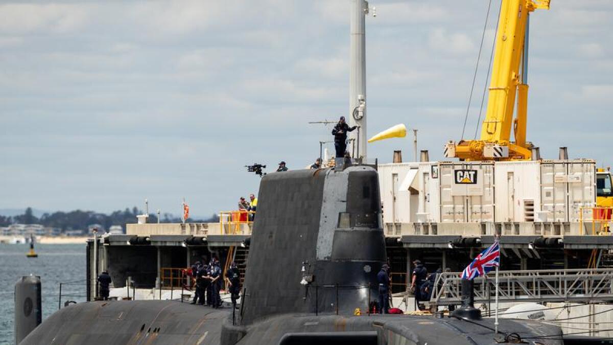 A UK nuclear-powered attack submarine, HMS Astute.