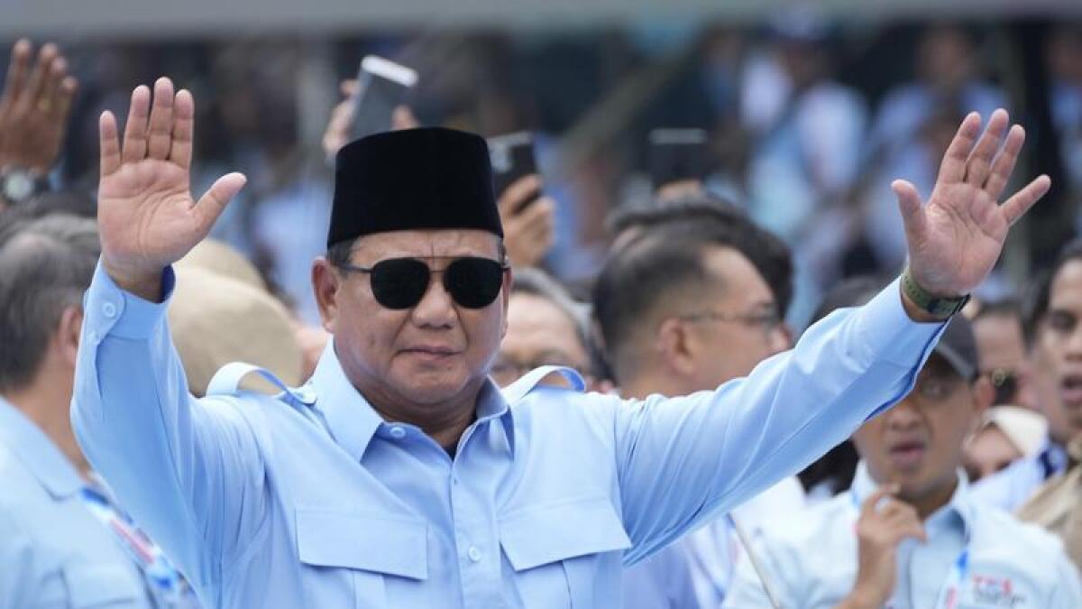 Indonesian presidential candidate Prabowo Subianto