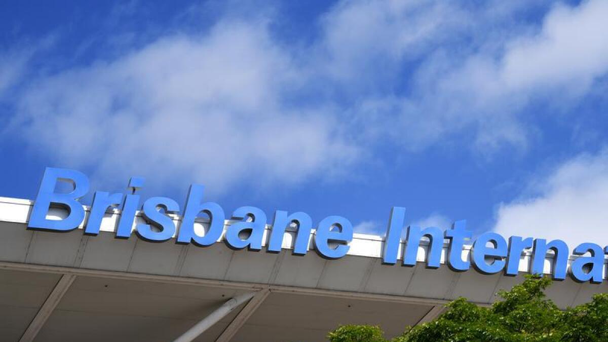 Entrance to the International Airport in Brisbane