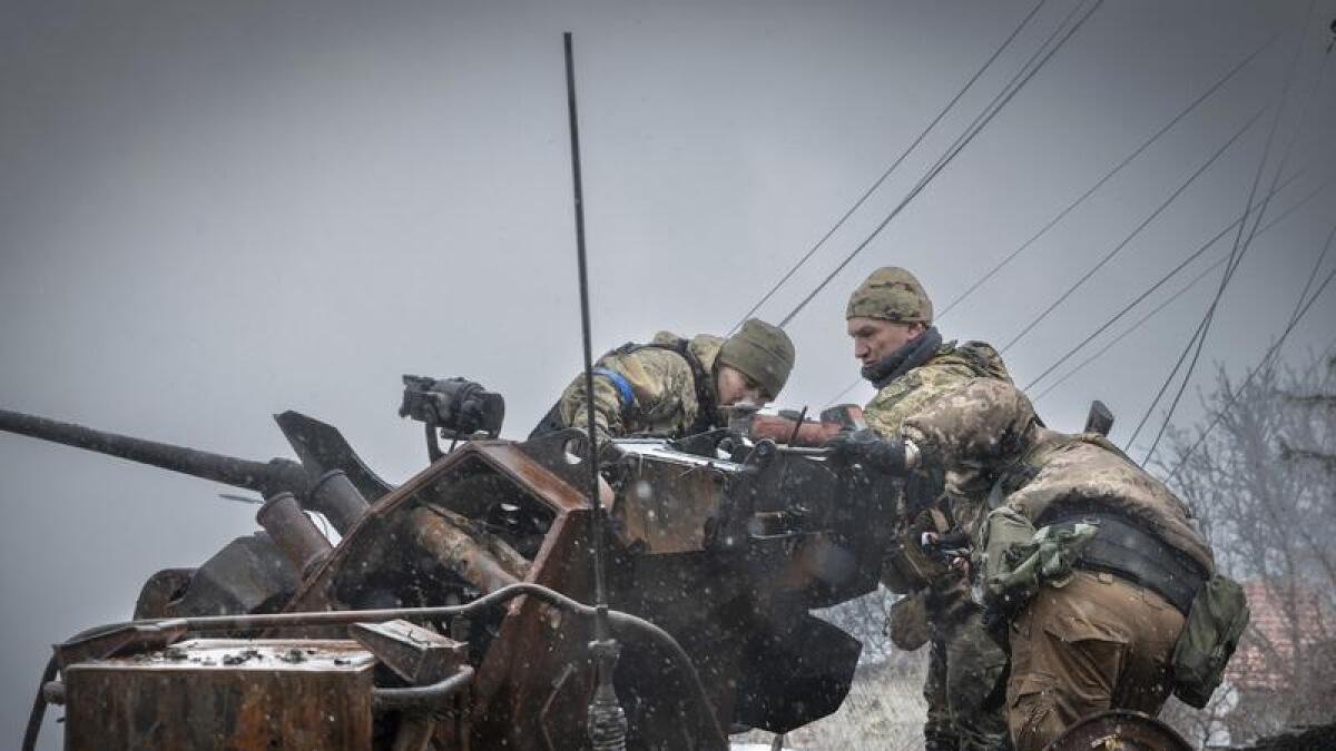 Ukraine soldiers