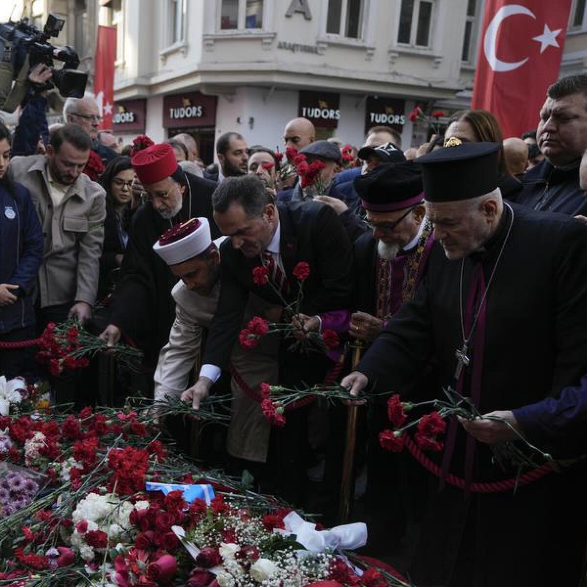 Scene of a bombing in Turkey