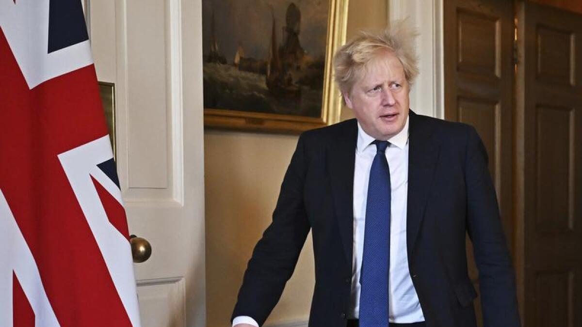 Britain's Prime Minister Boris Johnson.