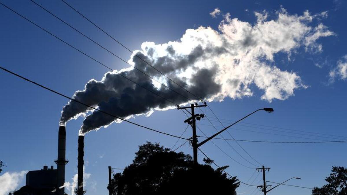 Emissions from a NSW factory (file image)