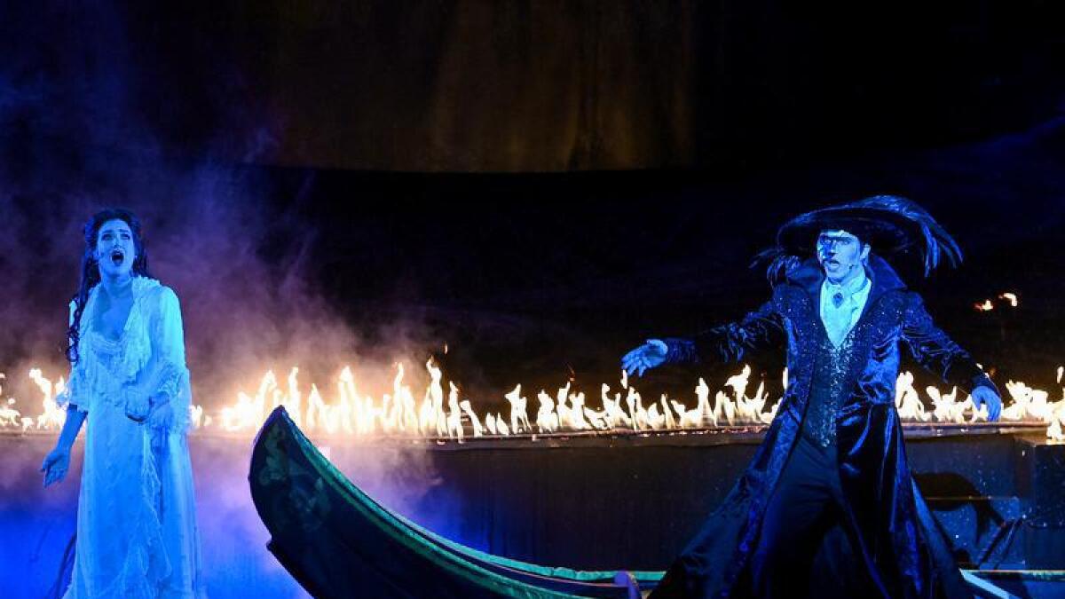A performance of Phantom of the Opera in Sydney.