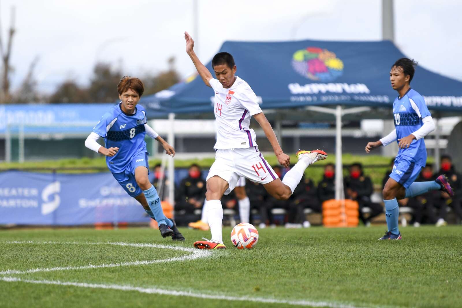 随着亚足联 U-17 资格赛的继续，中国击败了强大的北马里亚纳群岛
