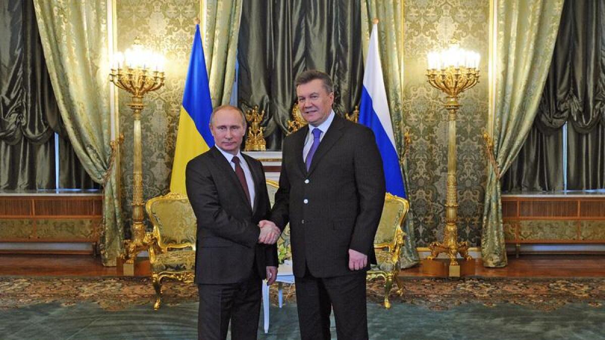 Vladimir Putin and Viktor Yanukovich