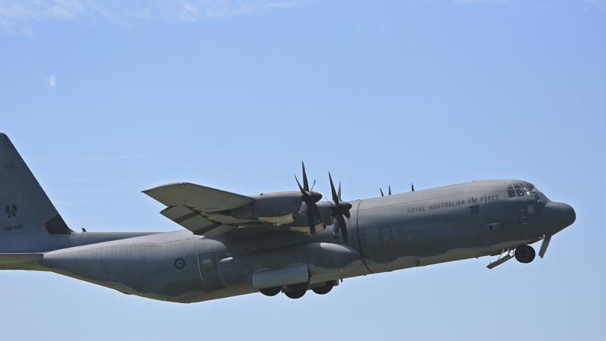 File image of a RAAF C-130 Hercules.