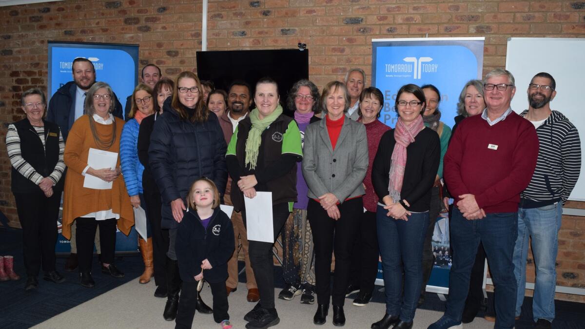 Supported: Tomorrow Today’s 2022 community grant recipients, pictured with board members and Benalla Rural City Councillor Don Firth.