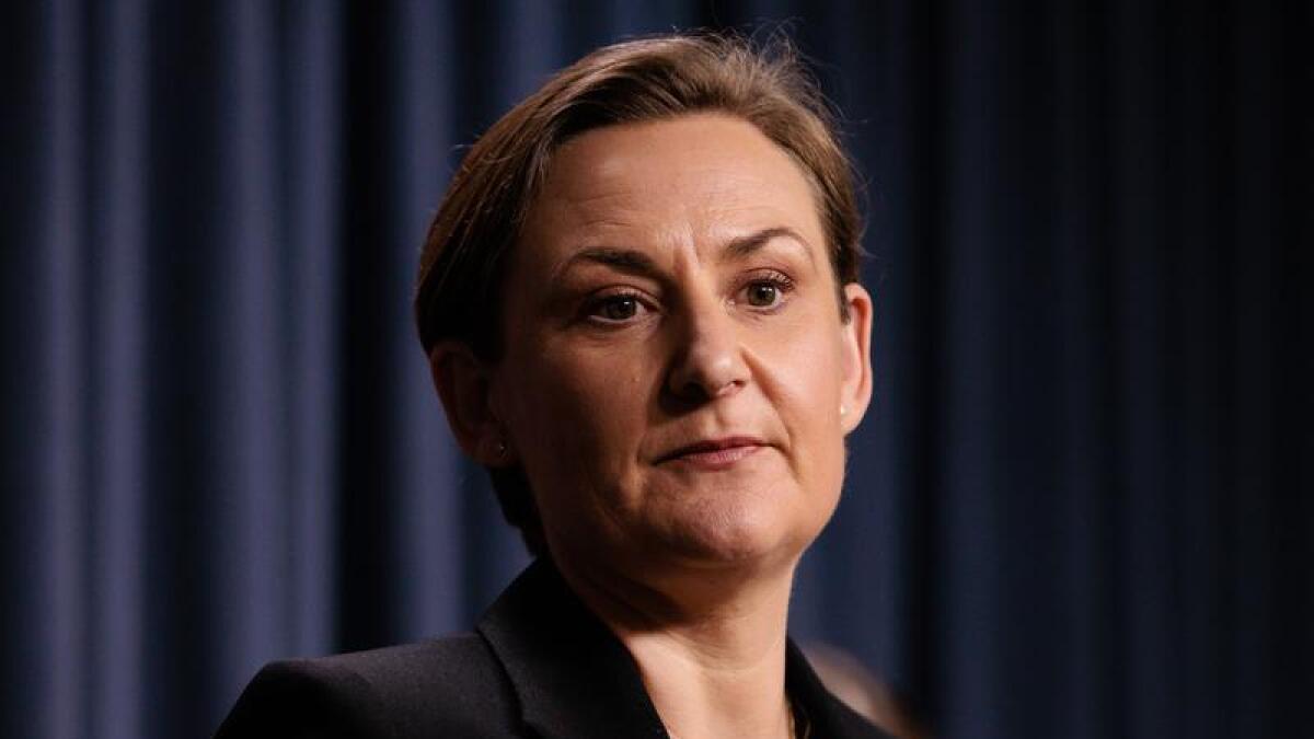 West Australian Health Minister Amber-Jade Sanderson
