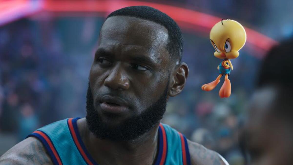Lebron James in Space Jam: A New Legacy