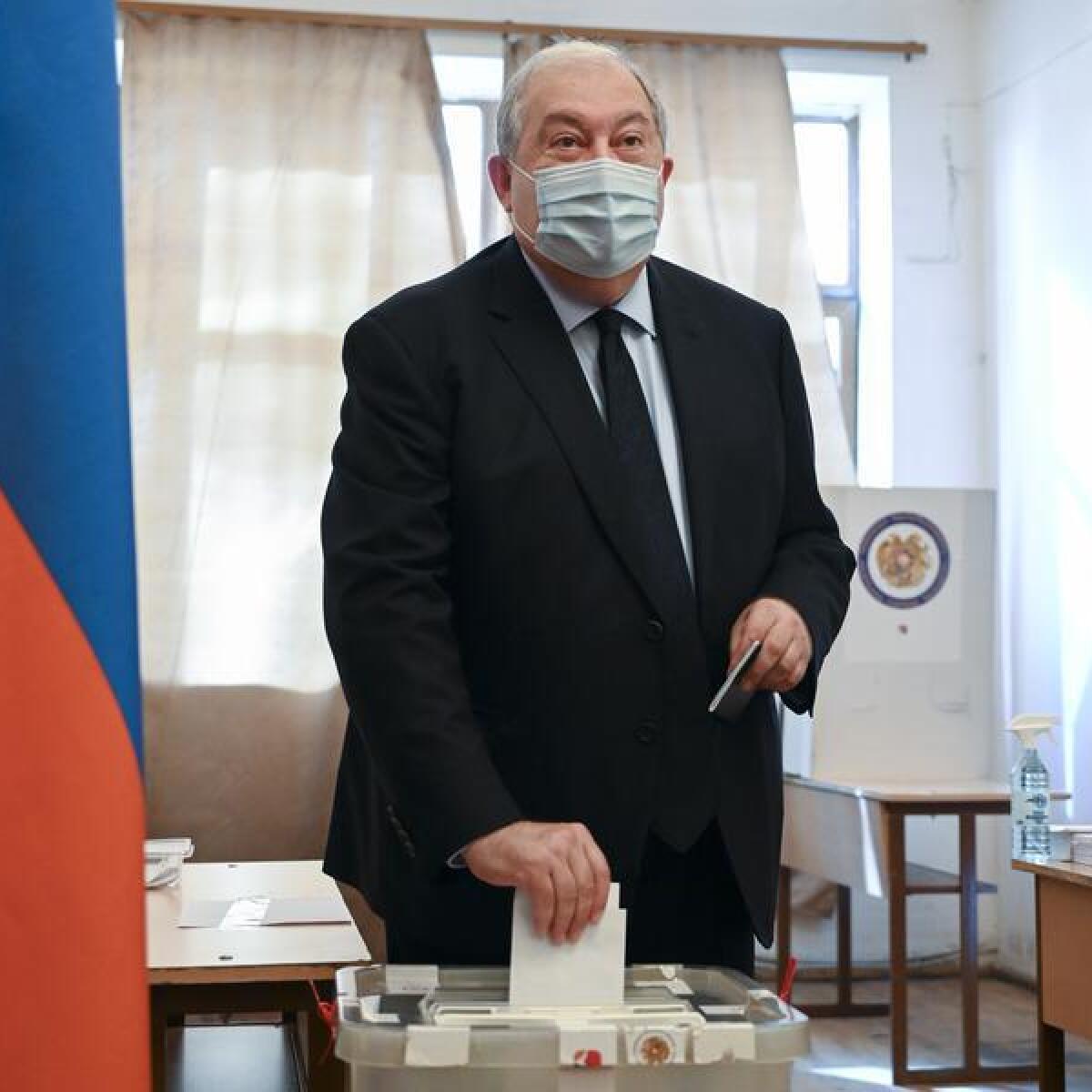 Armenia's president resigns unexpectedly