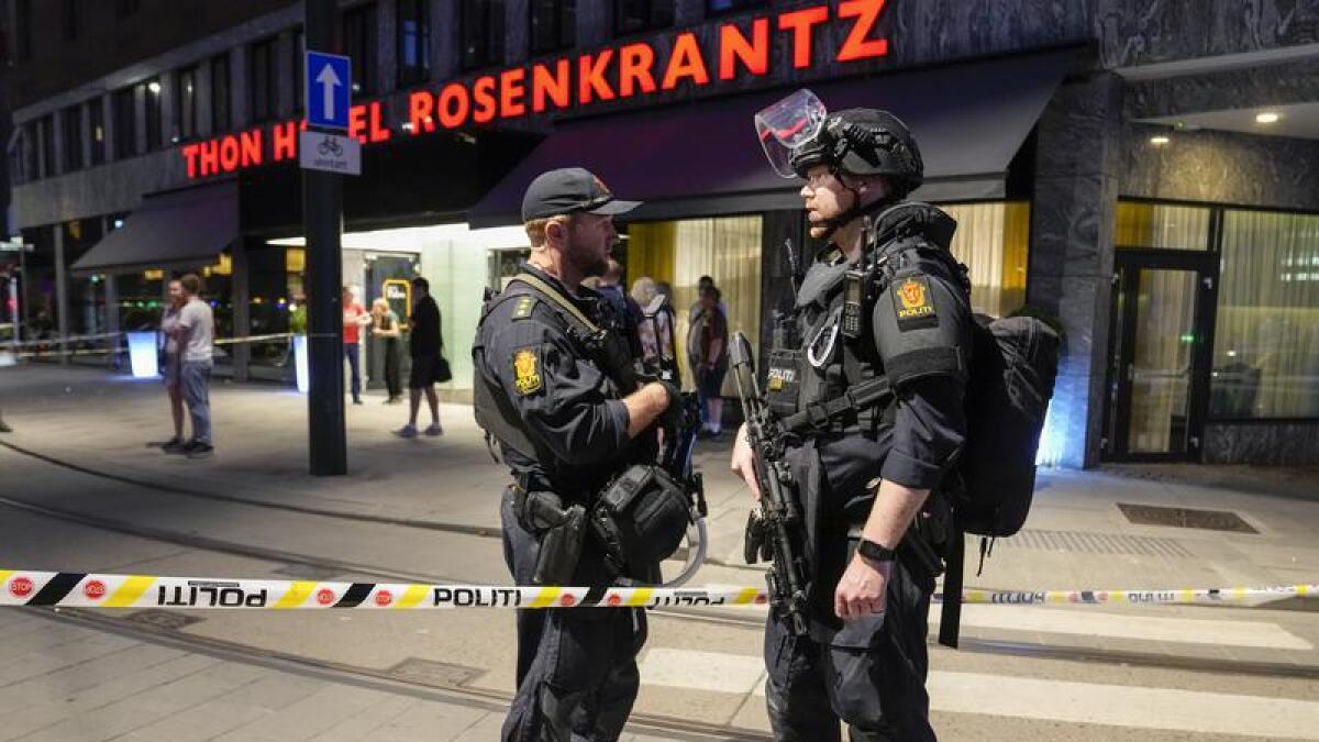 Two people were killed in a shooting incident in central Oslo.